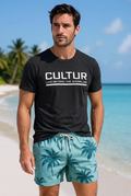 CULTUR - Premium Tri-Blend T-Shirt - Black/White
