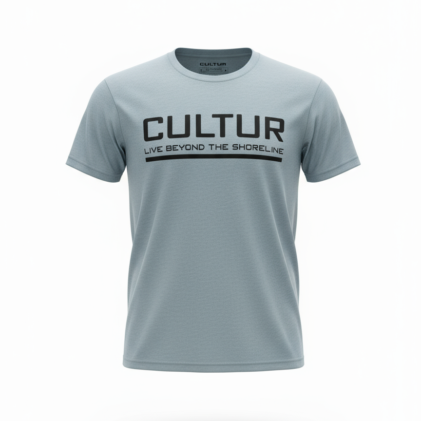 CULTUR - Premium Tri-Blend T-Shirt - Stonewash / Black