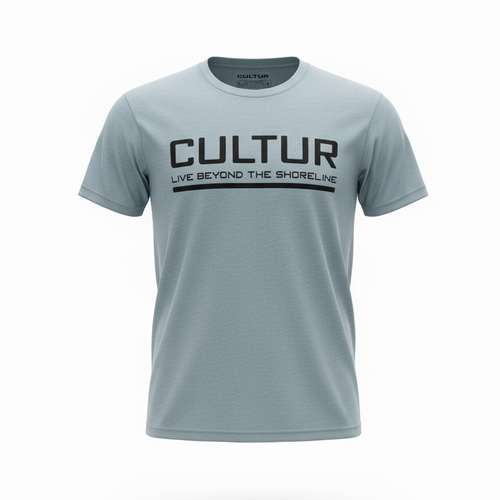 CULTUR - Premium Tri-Blend T-Shirt - Stonewash / Black