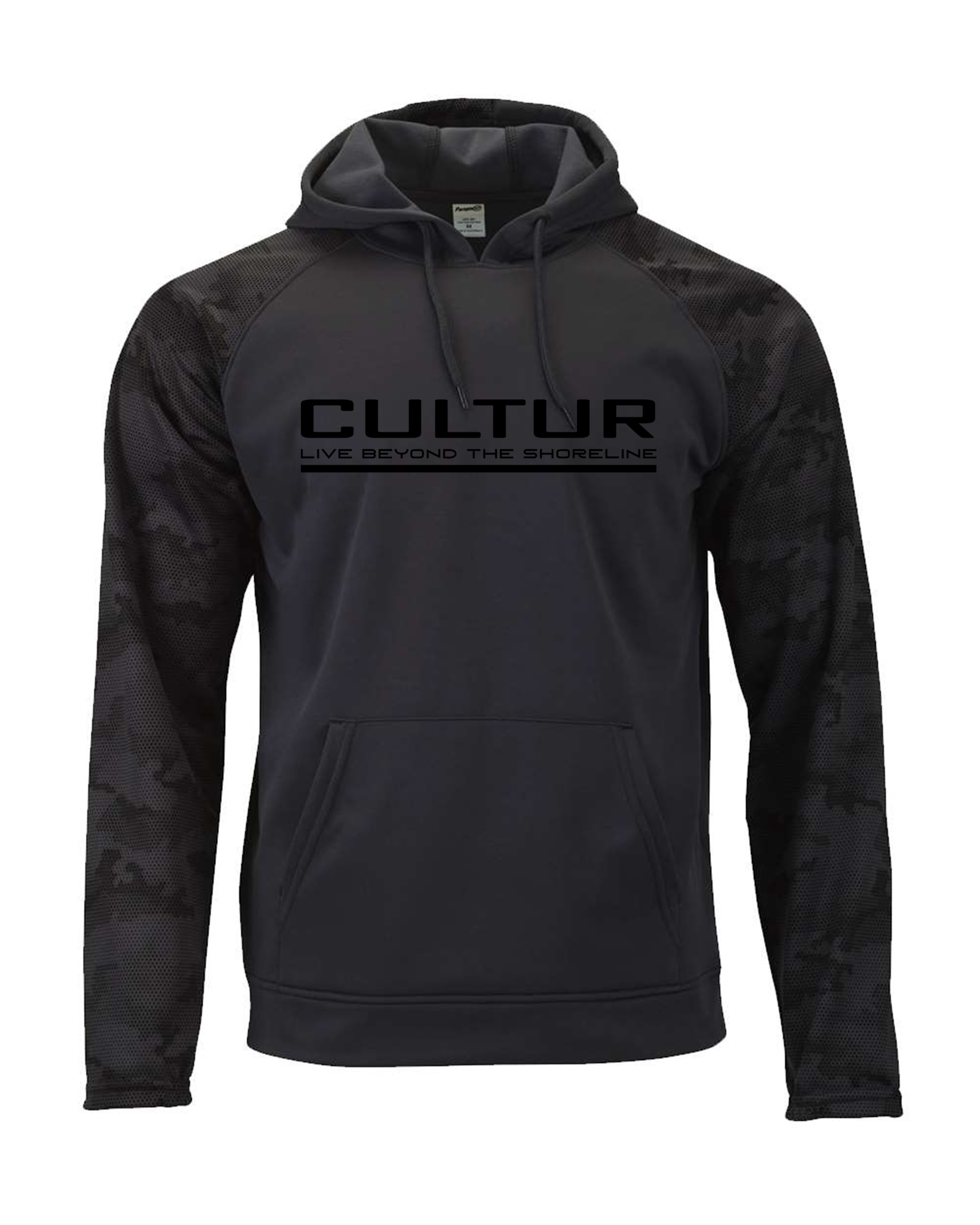 CULTUR Performance Hoodie – Graphite- UPF50+ Sun Protection, Moisture-Wicking, Lightweight Coastal Adventure Hoodie